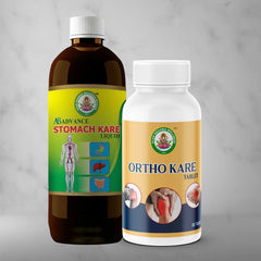 Ayur Bramha Advance Ortho Kare X Plus Tablets & AB Advance Stomach Kare Combo