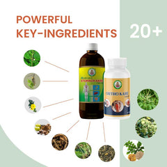 Ayur Bramha Advance Ortho Kare X Plus Tablets & AB Advance Stomach Kare Combo