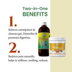 Ayur Bramha Advance Ortho Kare Powder & AB Advance Stomach Kare Combo