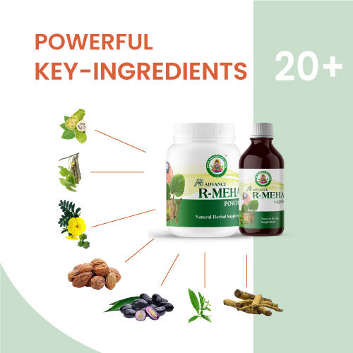 Ayur Brahma Advance R Meha Powder & Liquid Combo