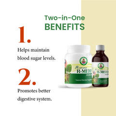 Ayur Brahma Advance R Meha Powder & Liquid Combo